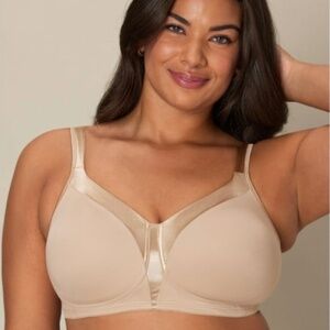 NEW! Playtex 18 Hour 4803 Silky Soft Smoothing Wirefree Bra 42DDD Comfort Straps